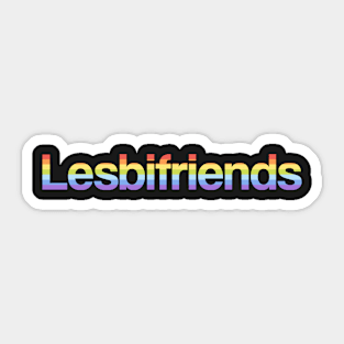 Lesbifriends Sticker